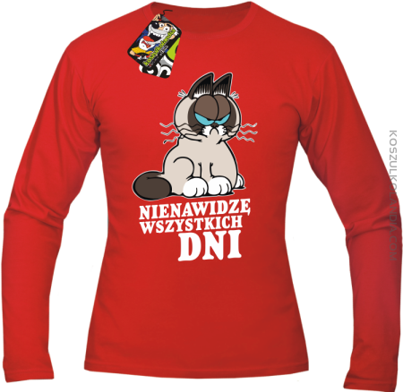 Nienawidzę wszystkich dni - Longsleeve męski