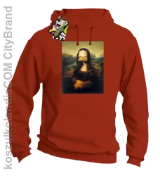 MonaLisa Mother Ducker - Bluza męska z kapturem pomarańcz 