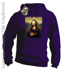 MonaLisa Mother Ducker - Bluza męska z kapturem fiolet 