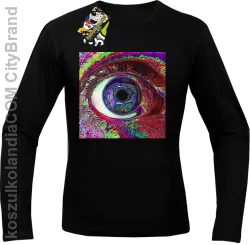 PSYCHODELIC EYE - Longsleeve męski czarny 