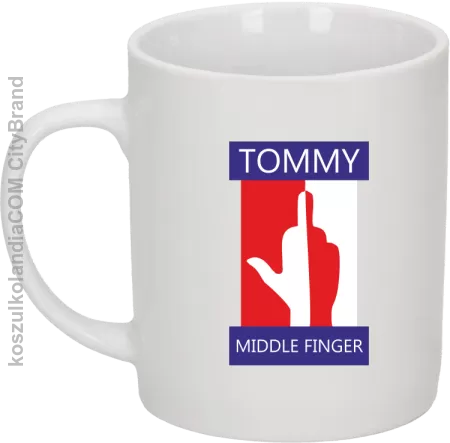 Tommy Middle Finger - Kubek ceramiczny 