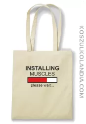 Installing muscles please wait... - Torba EKO beż