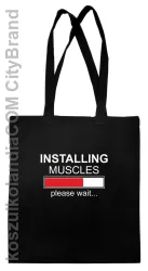 Installing muscles please wait... - Torba EKO czarna