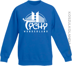 TYCHY Wonderland - Bluza dziecięca standard bez kaptura niebieska 
