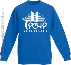 TYCHY Wonderland - Bluza dziecięca standard bez kaptura niebieska 
