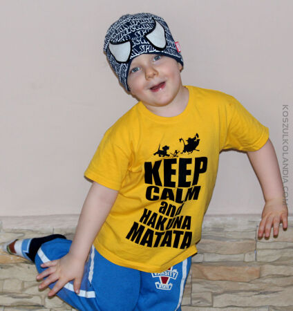 Keep calm and hakuna matata - koszulka dziecięca Nr KODIA00222dz