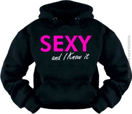 SEXY and I know it - Bluza Nr KODIA00233bl