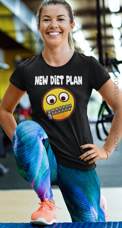 New Diet Plan - motywująca koszulka damska 2