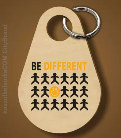 BE DIFFERENT - Breloczek 