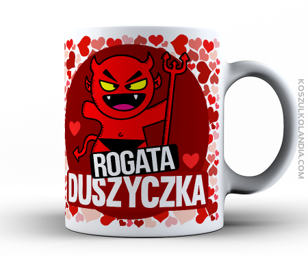 Kubek Rogata Duszyczka Walentynki 330 ml
