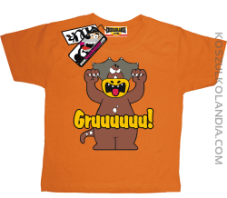 Groźny Gruuu - koszulka dziecięca - pomarańczowy