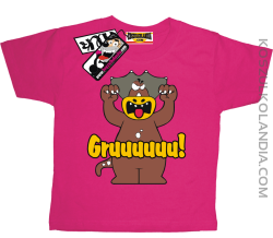 Groźny Gruuu - koszulka dziecięca - różowy