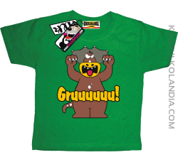 Groźny Gruuu - koszulka dziecięca - zielony