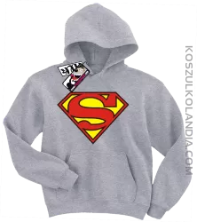 Superman - super bluza dziecięca z nadrukiem -melanżowy