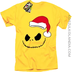Halloween Santa Claus - Koszulka męska żółta 