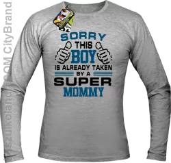 Sorry this boy is already taken by a super mommy - Longsleeve męski melanż 