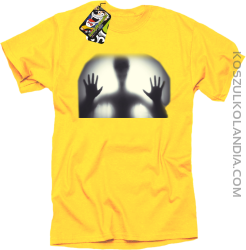 Obcy za szkłem - koszulka męska żółta