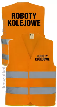 Roboty Kolejowe - kamizelka odblaskowa