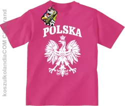 Polska - Koszulka dziecięca fuchsia 