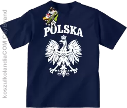 Polska - Koszulka dziecięca granat