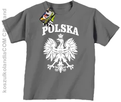 Polska - Koszulka dziecięca szara 