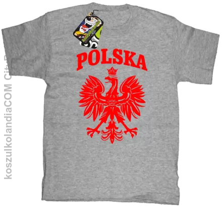 Polska - Koszulka dziecięca melanż 