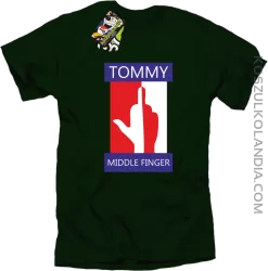 Tommy Middle Finger - Koszulka męska  2