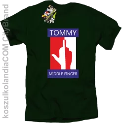 Tommy Middle Finger - Koszulka męska  2