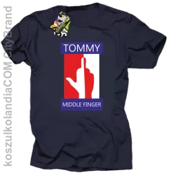 Tommy Middle Finger - Koszulka męska 