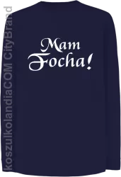 Mam Focha - Longsleeve dziecięcy granat