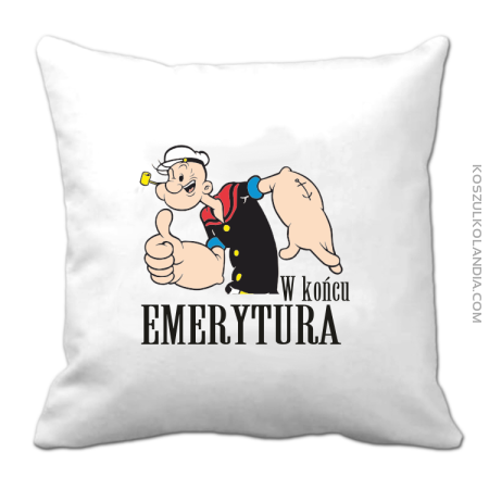 POPEYE w Końcu emerytura - Poduszka 