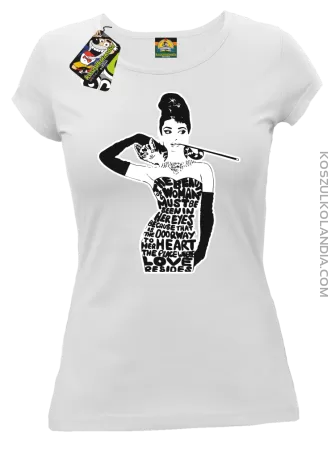 Audrey Hepburn RETRO-ART - Koszulka damska