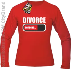 DIVORCE - loading - Longsleeve męski red