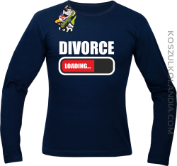 DIVORCE - loading - Longsleeve męski granat