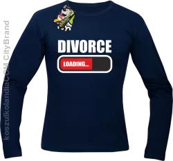 DIVORCE - loading - Longsleeve męski granat