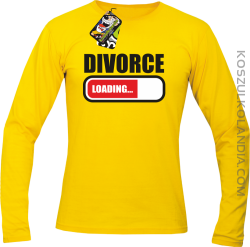 DIVORCE - loading - Longsleeve męski żółty