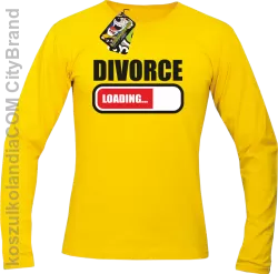 DIVORCE - loading - Longsleeve męski żółty