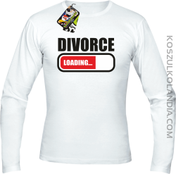 DIVORCE - loading - Longsleeve męski biały