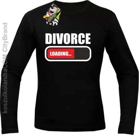 DIVORCE - loading - Longsleeve męski czarny