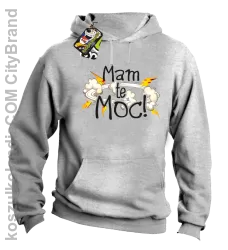 MAM te moc - Bluza męska z kapturem melanż 