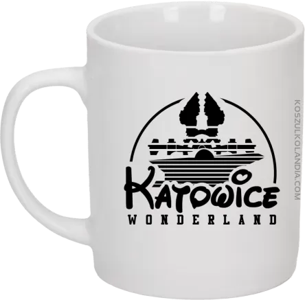 Katowice Wonderland - Kubek ceramiczny biały 