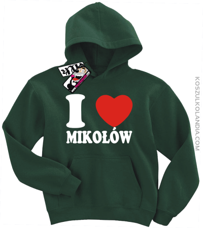 I love Mikołów - bluza dziecięca