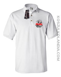 Polska Wielka Niepodległa - Koszulka męska Polo biała 
