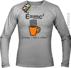 E = mc2 - Longsleeve męski melanż