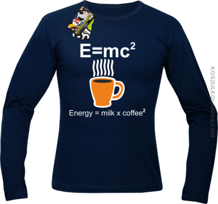 E = mc2 - Longsleeve męski