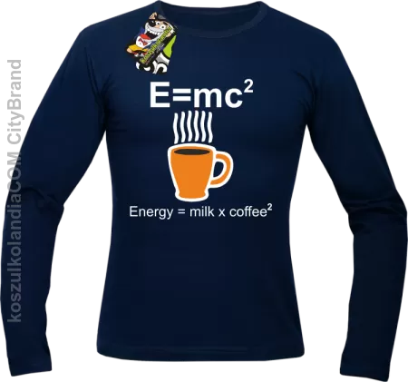 E = mc2 - Longsleeve męski