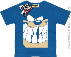 Zębolek - zabawna koszulka dziecięca - niebieski