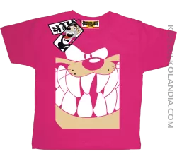 Zębolek - zabawna koszulka dziecięca - różowy