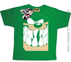 Zębolek - zabawna koszulka dziecięca - zielony