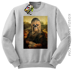 Mona Lisa Chewbacca CZUBAKA - Bluza męska standard bez kaptura melanż